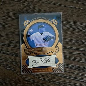 Miguel Cabrera Autographed Baseball Card